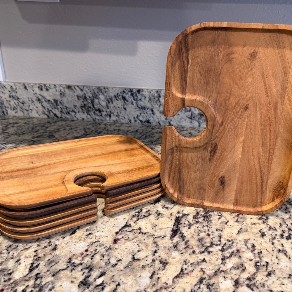 IRONWOOD Paso Robles Canapé Trays (6)